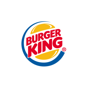 Logo Burger King su sfondo bianco.